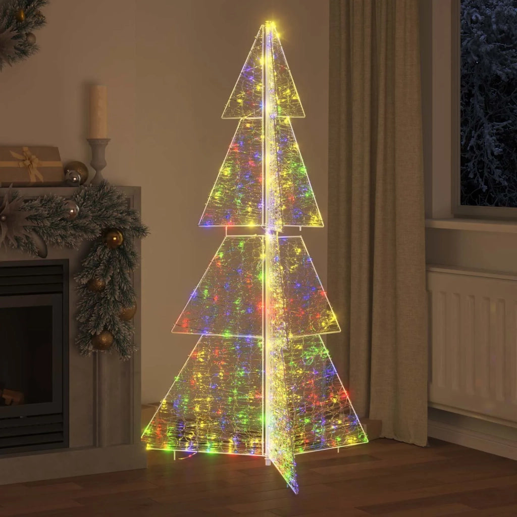 Albero di Natale con 240 LED Multicolore 180 cm Acrilico 42019213