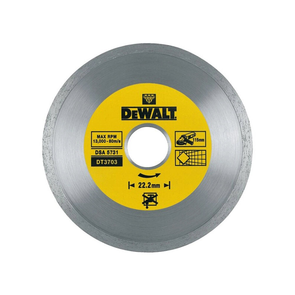 Dewalt 115mm disco diamantato per taglio ceramica
