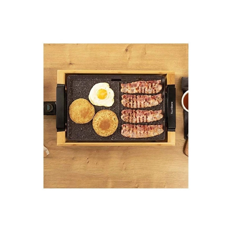 CECOTEC 03091 - Piastra da cucina Tasty&Grill 2000 Bamboo MixStone