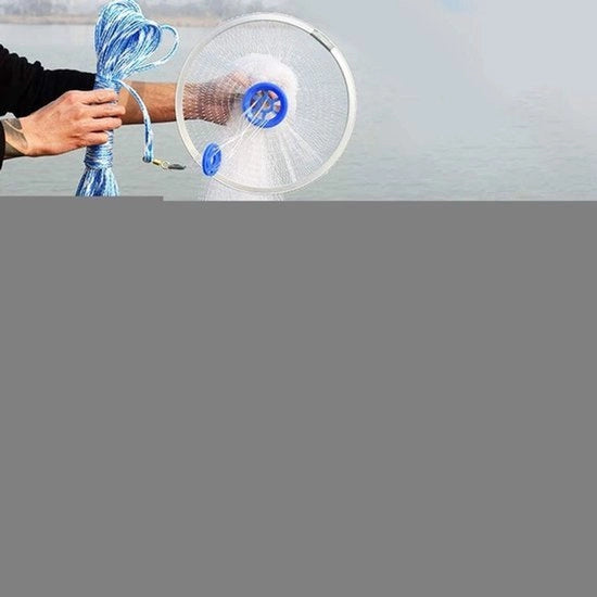 Reticolo in nylon - Alta resistenza - Piccola rete - Attrezzatura per pesca - Adatto per pescare - Reticolo in nylon di alta resistenza nero, adatto per pescare, 1,8 metri.