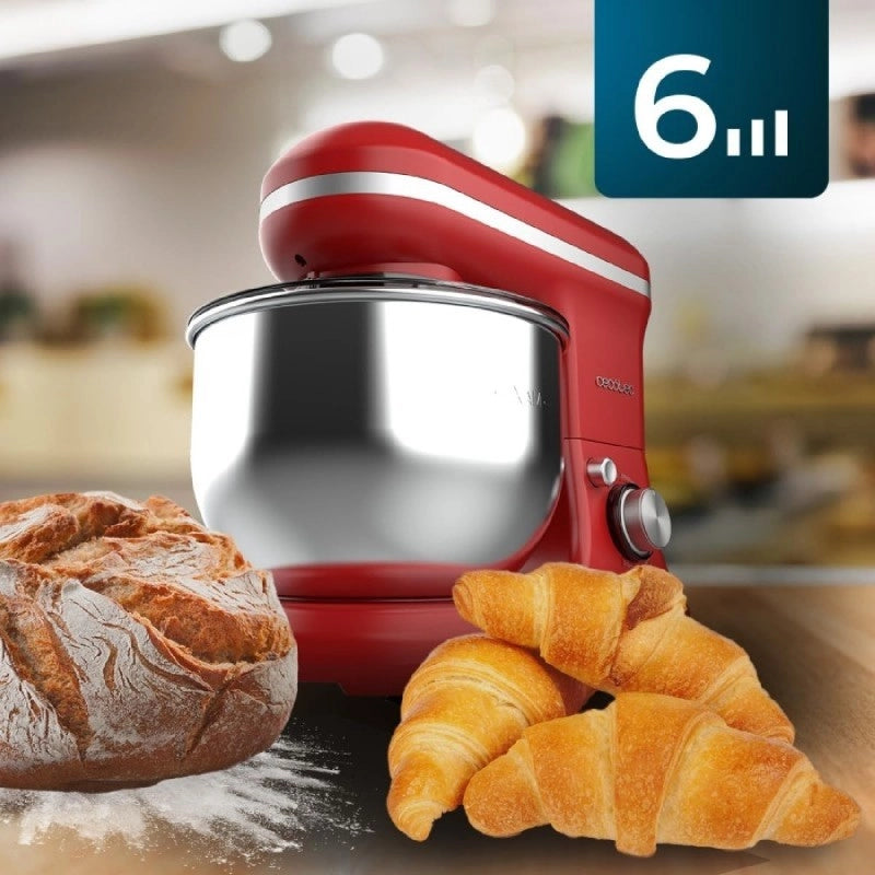 CECOTEC 03903 - Planetaria Impastatrice Cecomixer Merengue 5L 1200 Ice-Cream Red