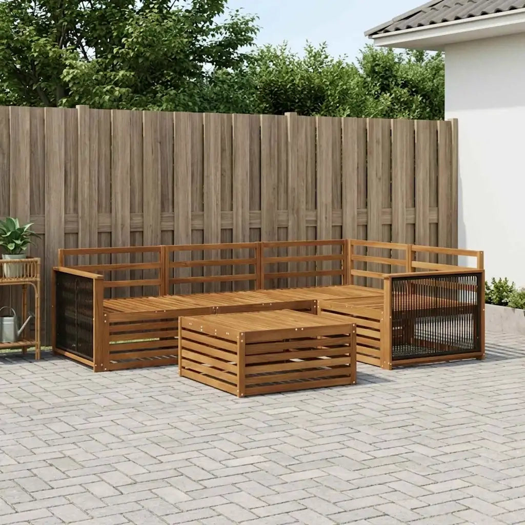 Set di divani da esterno 5 pcs Naturale 3383322