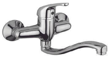 Miscelatore Lavello a Muro Cromato serie PEGASO