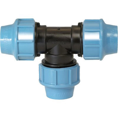 TEE A COMPRESSIONE PN16 UNIDELTA - MM 32X32X32- 5 pezzi