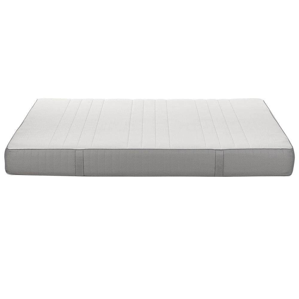 Materasso in schiuma di lattice duro e compatto sfoderabile Imbottitura 180 x 200 cm bianco camera da letto