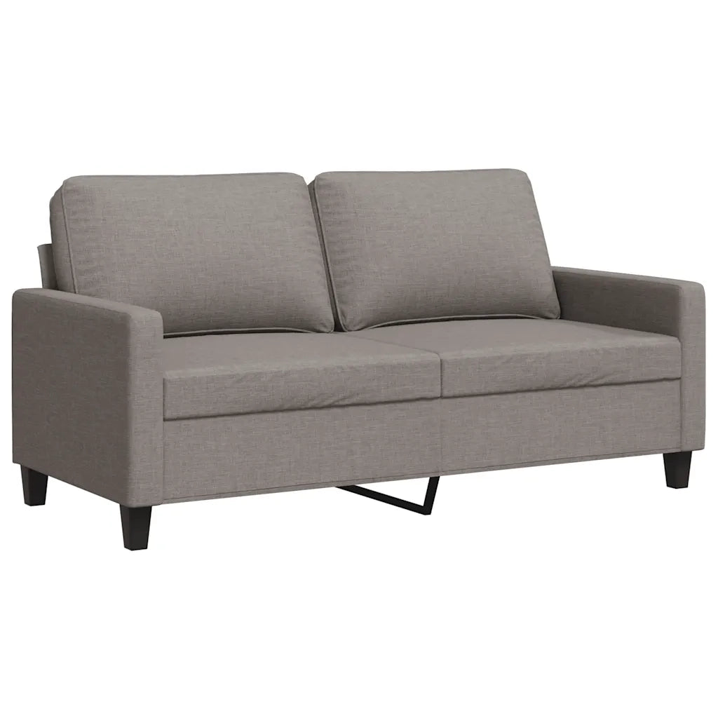 Divano a 2 Posti-Sofa 2 Posti Tortora 140 cm in Tessuto 685456