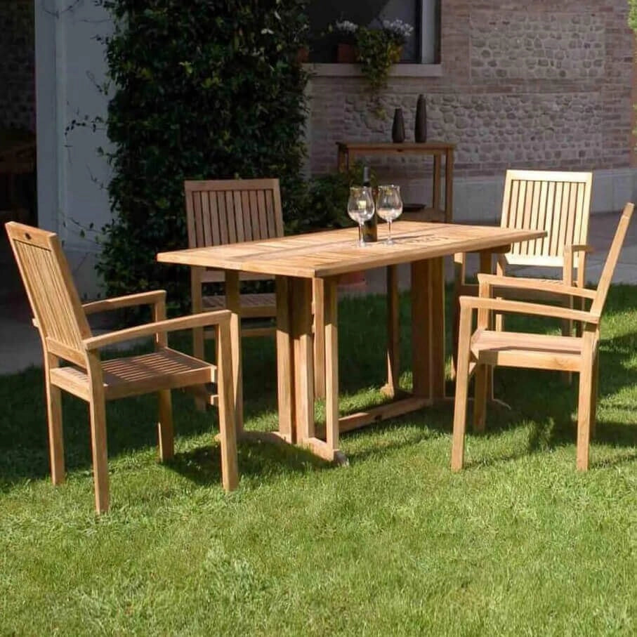 Tavolo da Giardino Pieghevole 150x80 - RADCLIFF