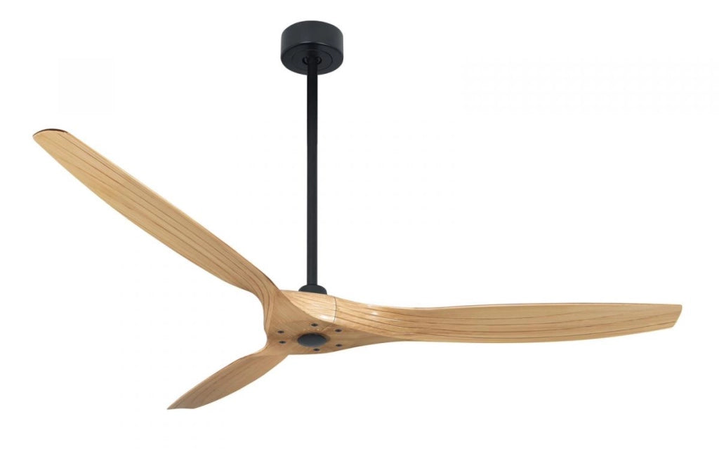 Vam Ventilatore da soffitto OUTDOOR con LED a risparmio energetico nichel pale ABS effetto acero 153 cm telecomando 5 velocitÃ