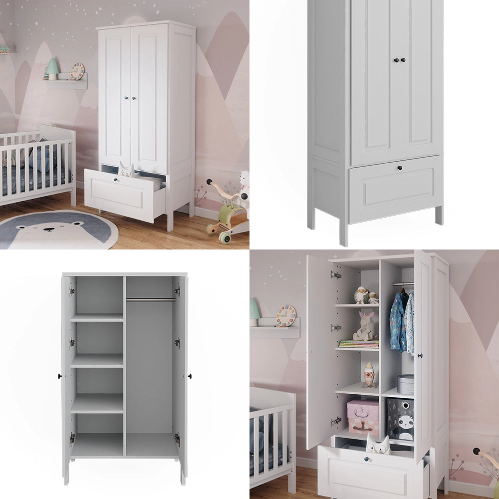 Vitalispa Guardaroba per bambini Bianco 83.3 x 187 cm