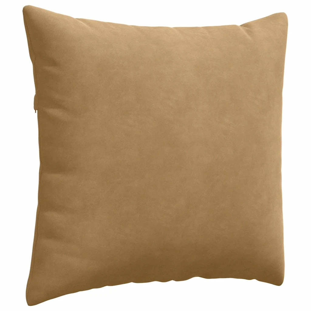 Cuscini da Divano 2 pz-Set di 2 Cuscini per Sofa Marrone 45 x 45 cm Tessuto in Cords