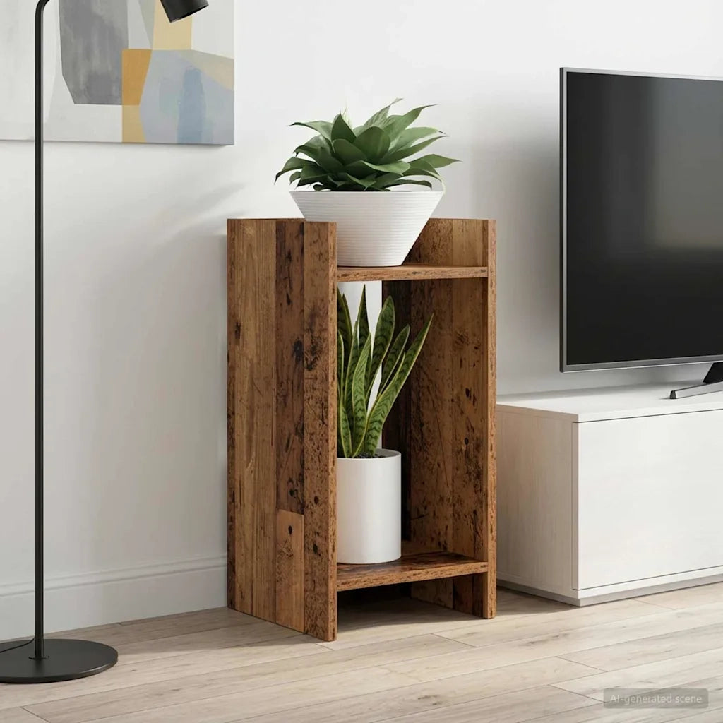 Supporto per piante Legno vecchio 30 x 30 x 60 cm 899606