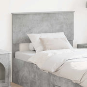 Testiera-Testata-Testiera Decorativa Grigio cemento 100 cm Legno multistrato 939291