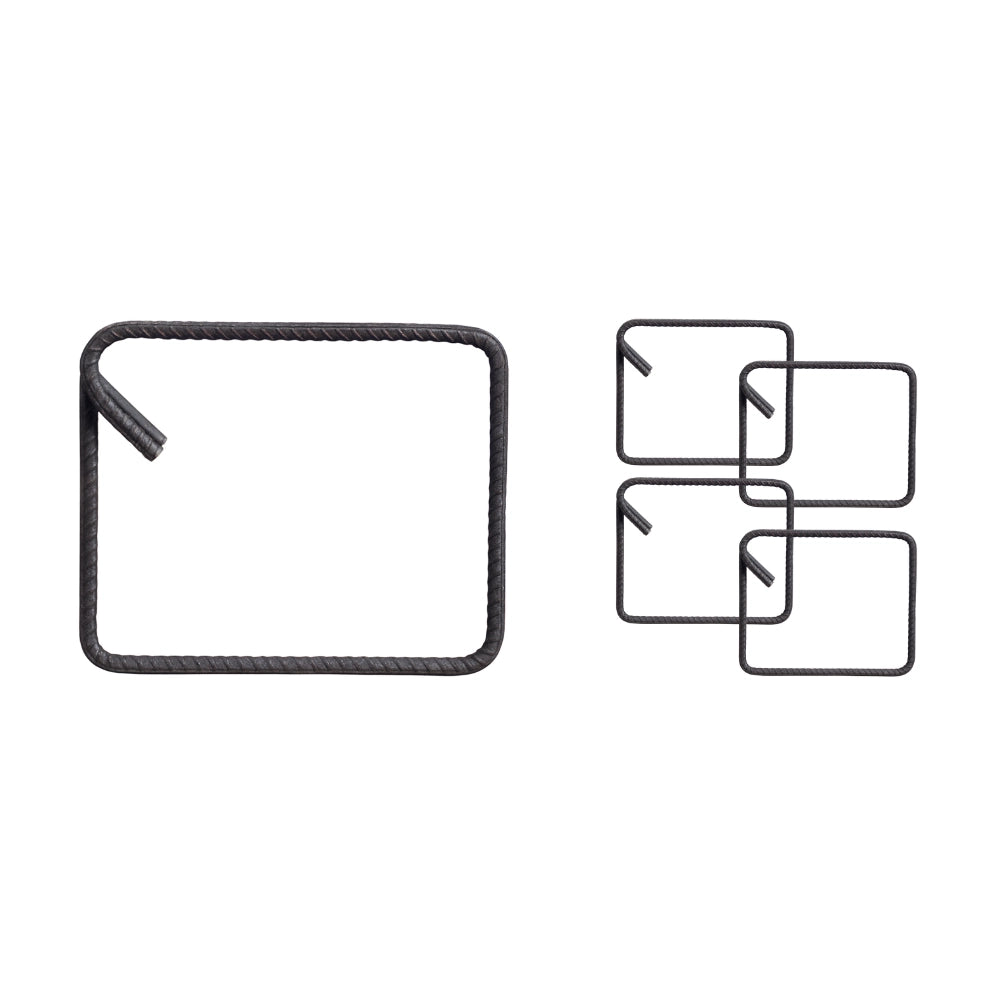 Staffe antisismiche armatura ferro 20x25 cm strutture cemento formati multipli *** pezzi 50, confezione 1
