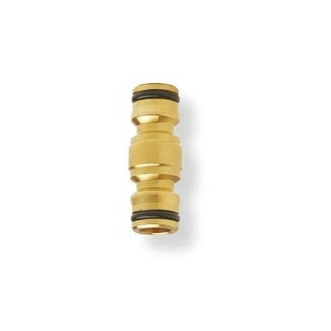 RACCORDO CONNETTORE A DUE INNESTI IN OTTONE