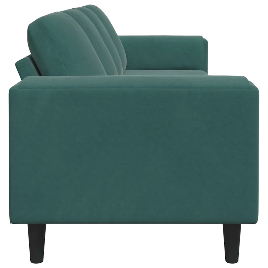 Divano per Soggiorno Verde Scuro 250 x 77 x 76 cm 3335093