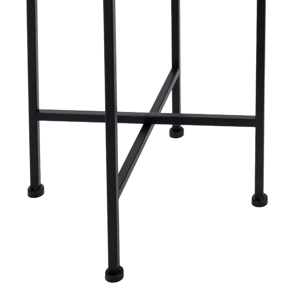 Vaso in metallo dorato 29x29x71h cm