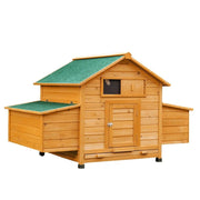 POLLAIO DA GIARDINO IMPERMEABILE IN LEGNO 150X100X96.5 CM