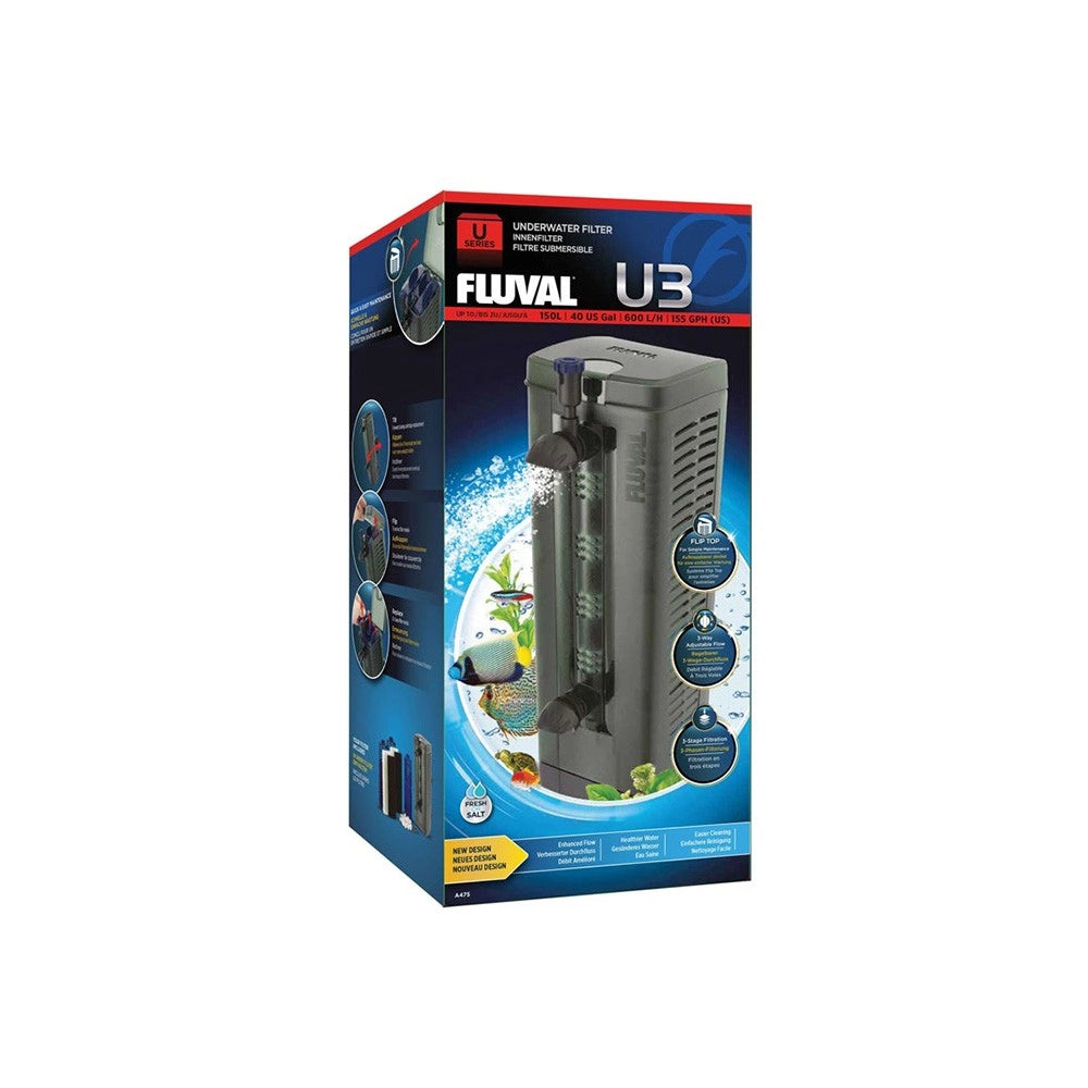 Askoll Fluval U3 Filtro Interno per acquari fino a 150 litri