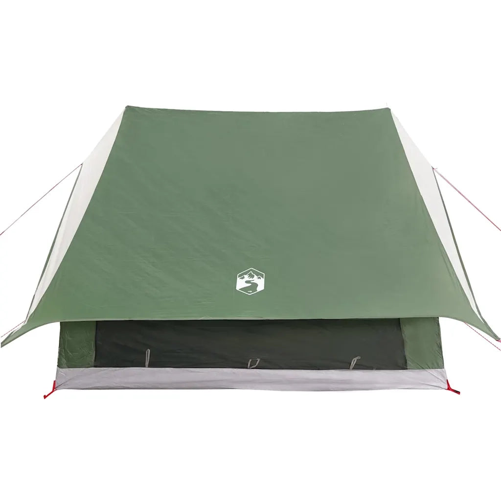Tenda Familiare con tetto Verde e Bianco 256 x 256 x 185 cm 4100676