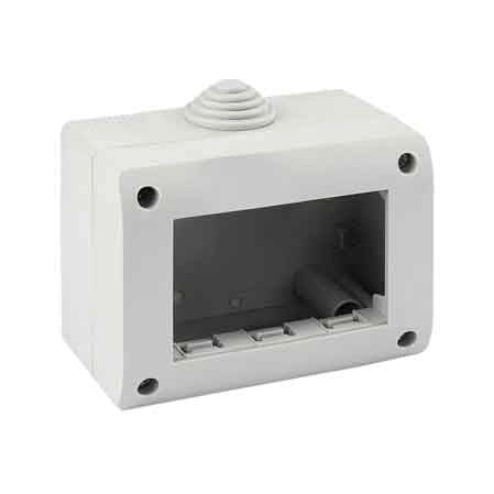 CONTENITORE DA PARETE PER APPARECCHI IP40 'EASY' 3 Posti - EC ELETTROCANALI