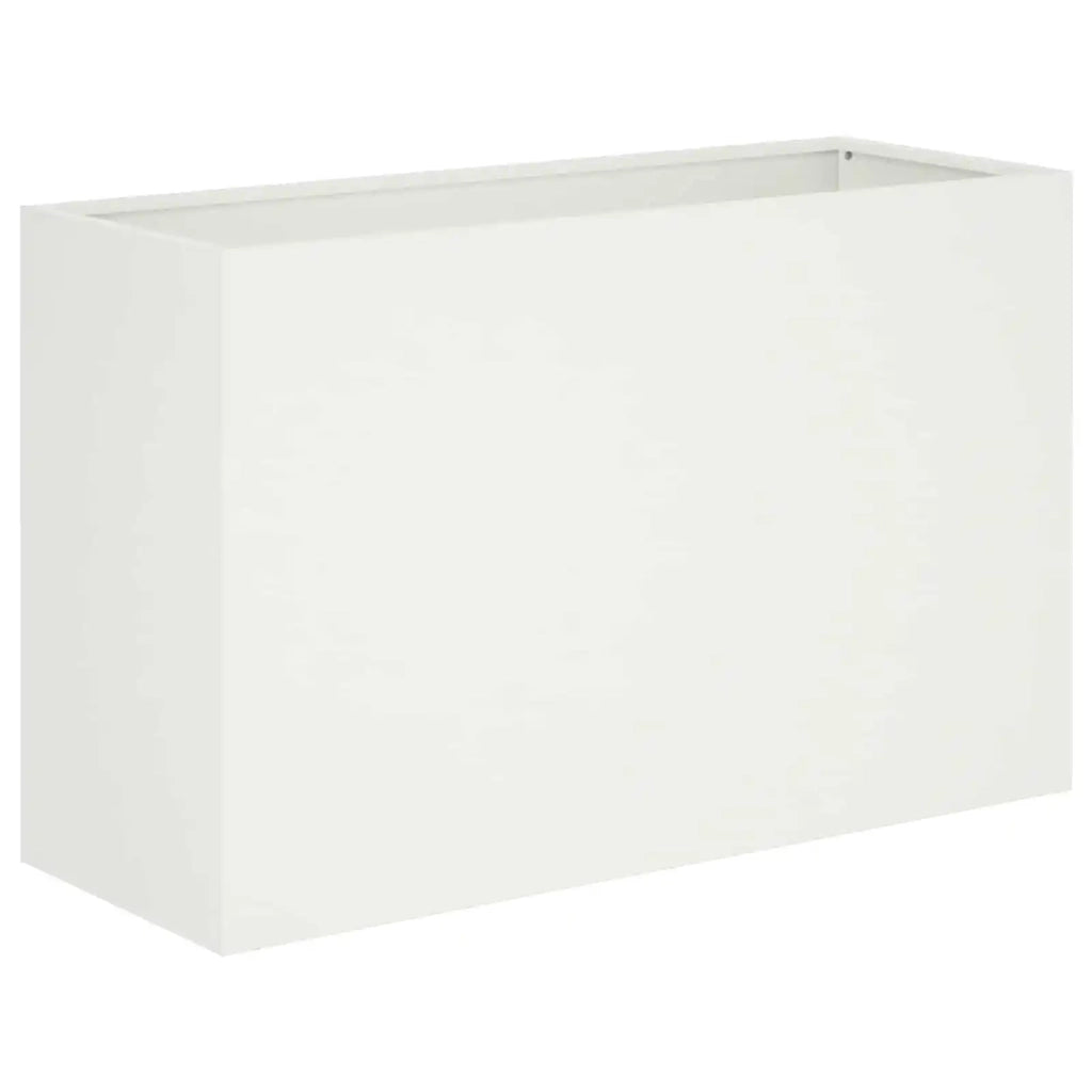 Vaso da giardino Bianco 80 x 30 x 50 cm 8005598