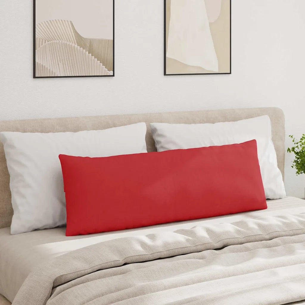 Cuscini da Divano 2 pz | Cuscini per sedie Rosso 120 x 40 cm Tessuto