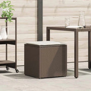 Scatola per Cuscini Marrone 50 x 50 x 50 cm polyrattan 365409