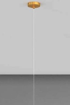 SOSP. OTTONE SAT. 1 LUCE PICCOLA RAME 1155OS-SP-RA