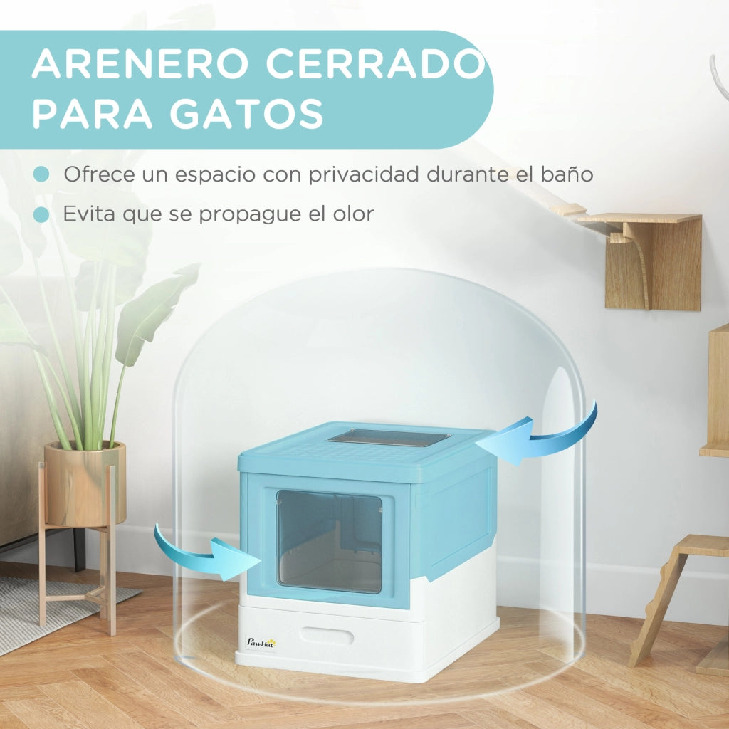 Arenero per Gati ¨C Minimal ¨C 47.5x35.5x36.7 cm Blu