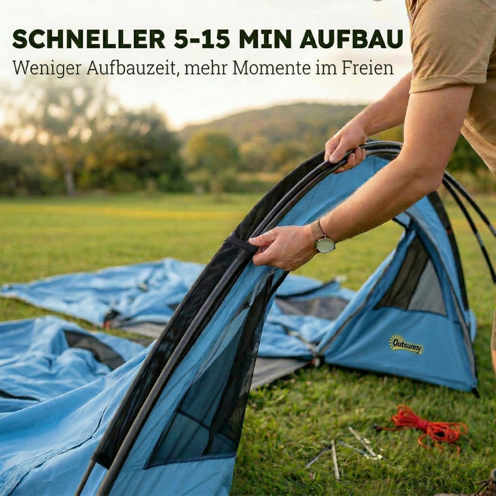 Tenda da campeggio 4 persone ¨C Minimal ¨C Grigio