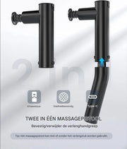 Apparecchio per massaggi manuali - Massaggio percussivo - Nero