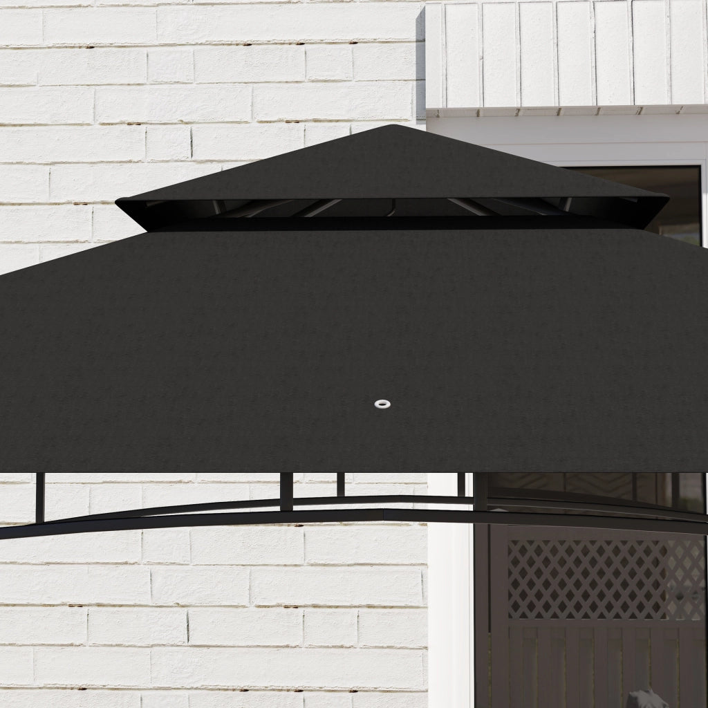Gazebo per barbecue e giardino ¨C Minimal ¨C 240x150x257 cm grigio antracite
