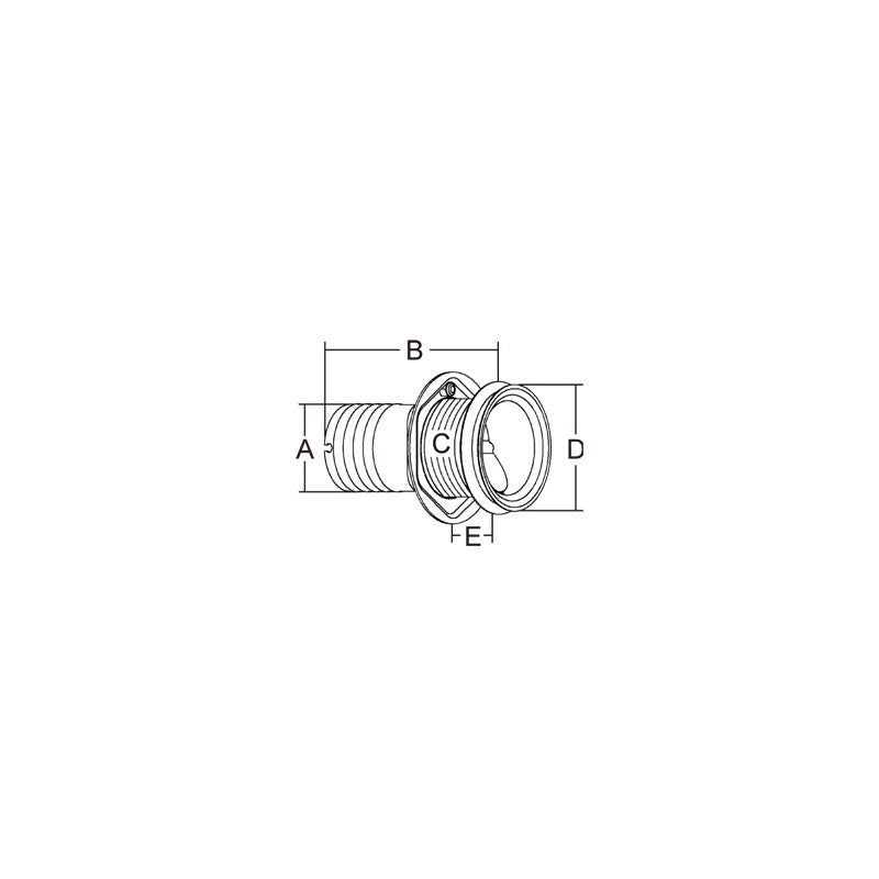 SCARICO MOTORE Ø MM.38 EXHAUST SYSTEM Ø MM. 51