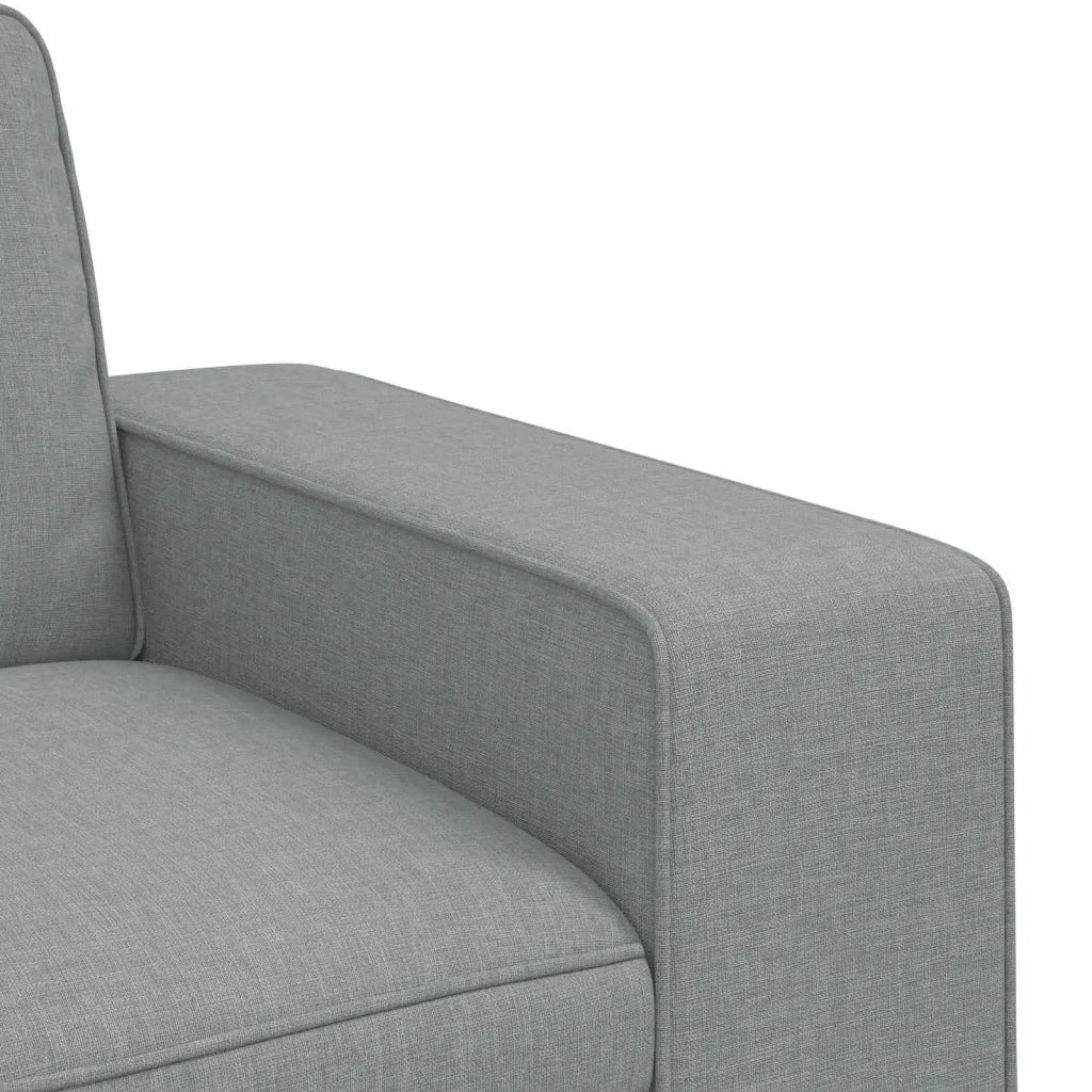 Set di divani 2 pcs Grigio chiaro 182 x 80 x 82 cm Tessuto 3407544