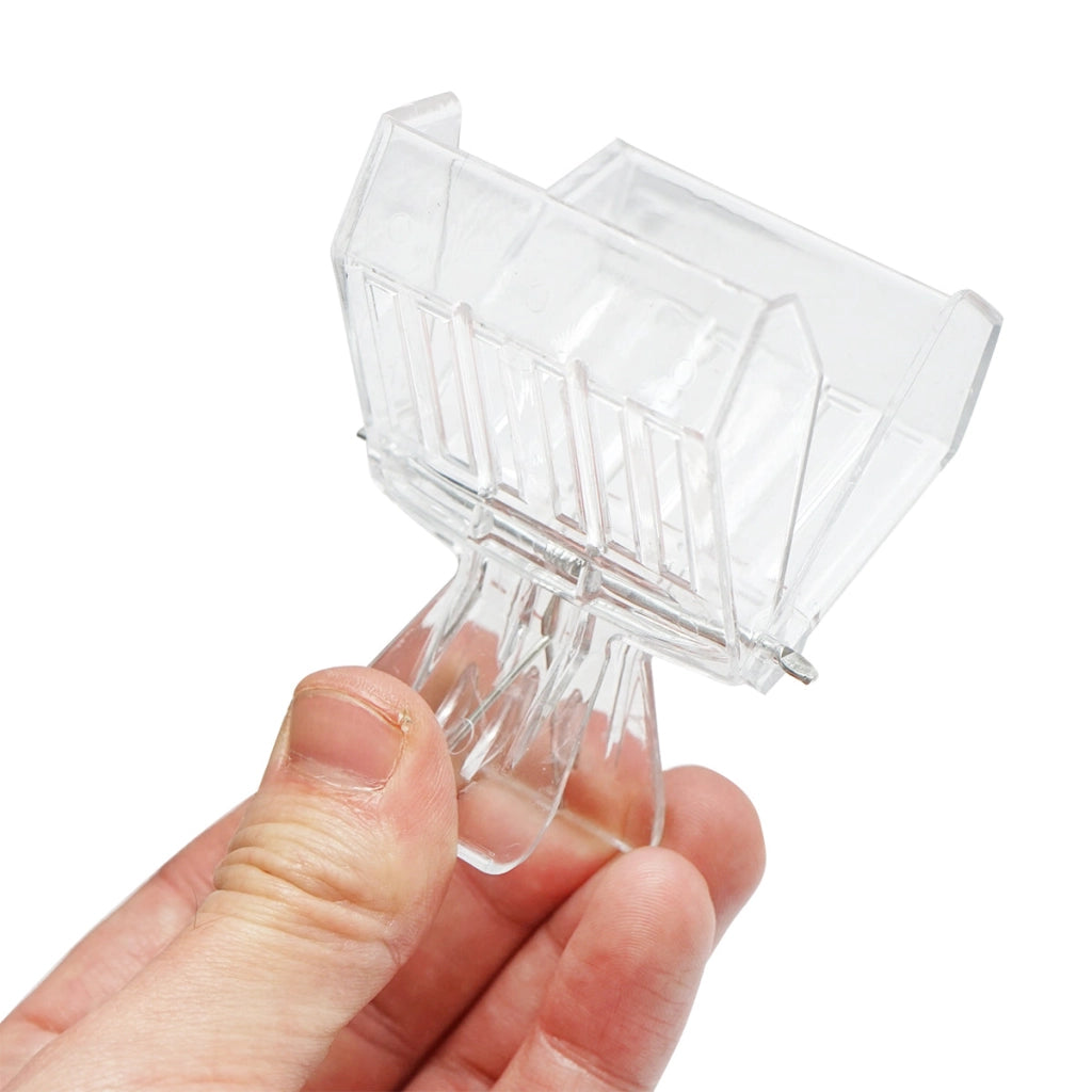 Gabbia per isolamento della regina con apertura a pinza 70x55x50mm