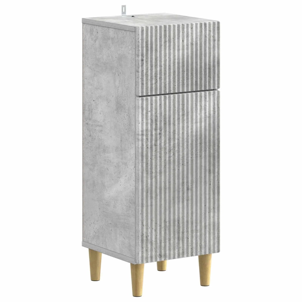 Set di Armadi da Bagno da 2 Pezzi ARNHEM Grigio Cemento 3418011