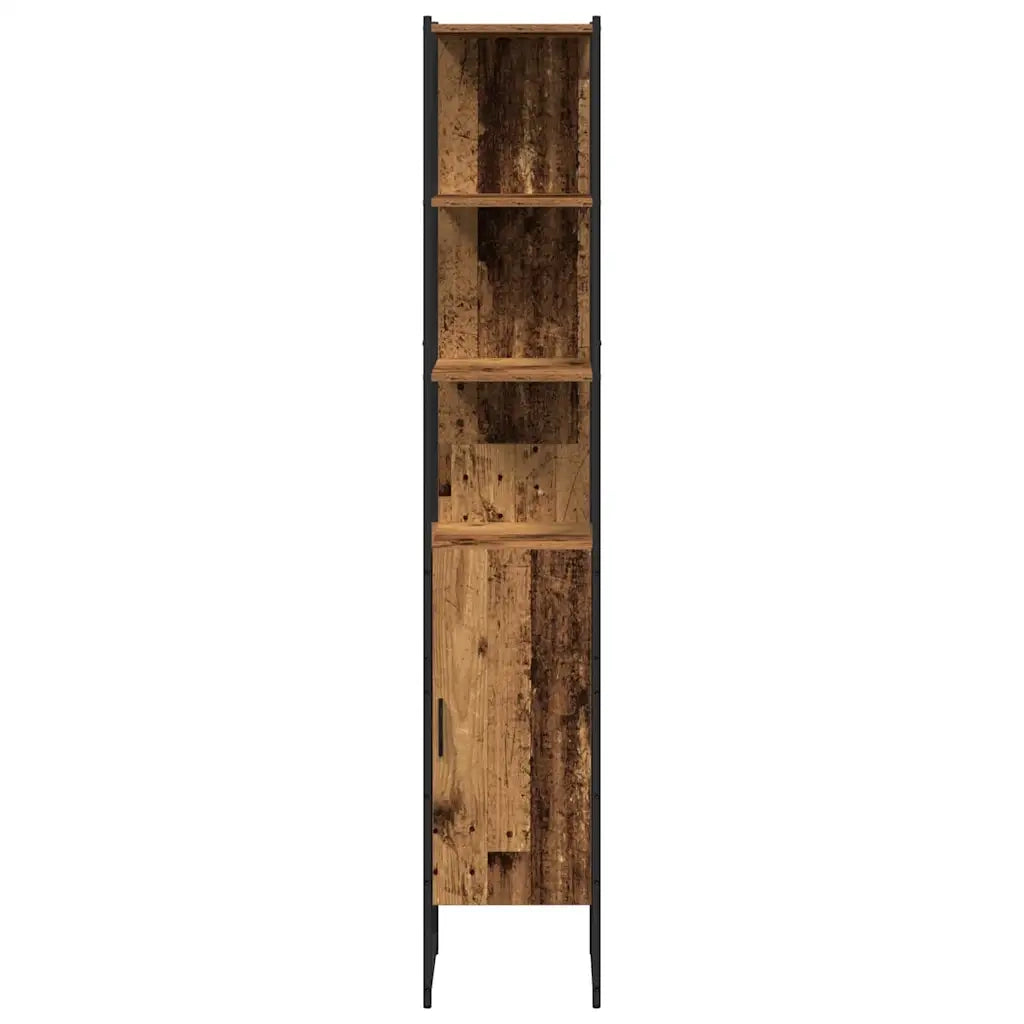 Set di mobili per il bagno con lo scaffale 3 pcs Legno vecchio 3332555