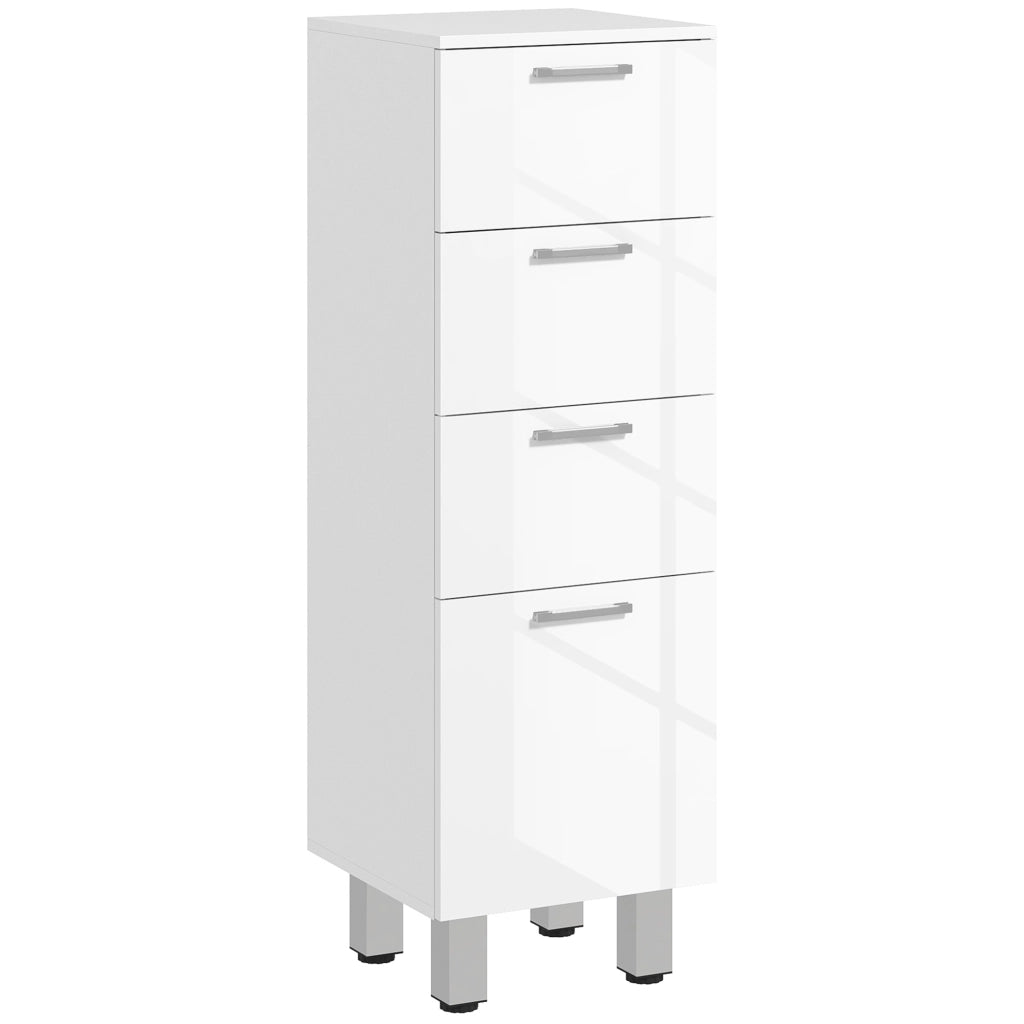 Mobile da bagno con cassetti ¨C Minimal ¨C Bianco 30x30x93