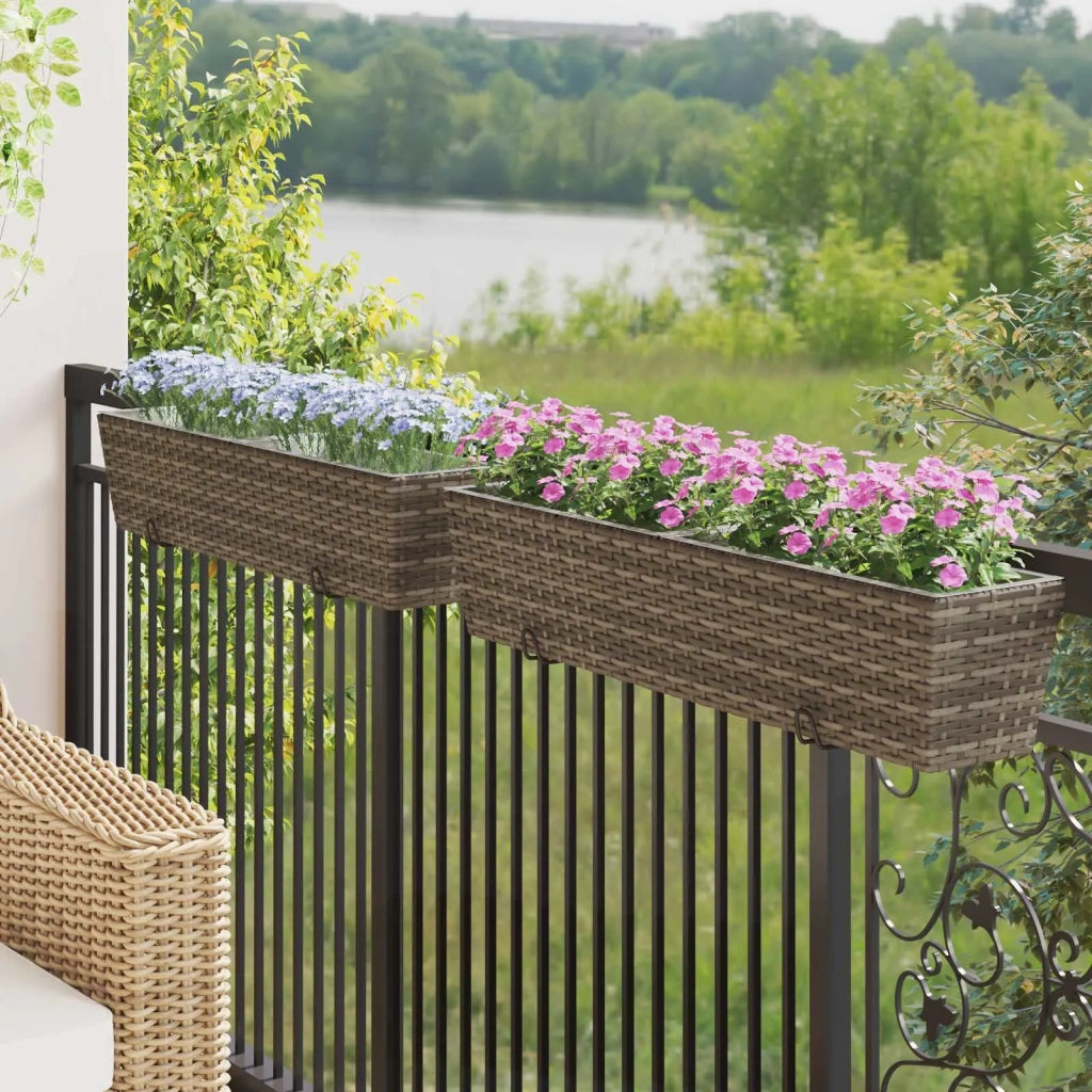 Ringhiera 2 pcs 80 x 17 x 17 cm Metallo 42026970