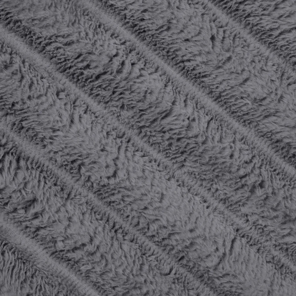 Coperta Grigio scuro 240 x 220 cm Panno 42016831