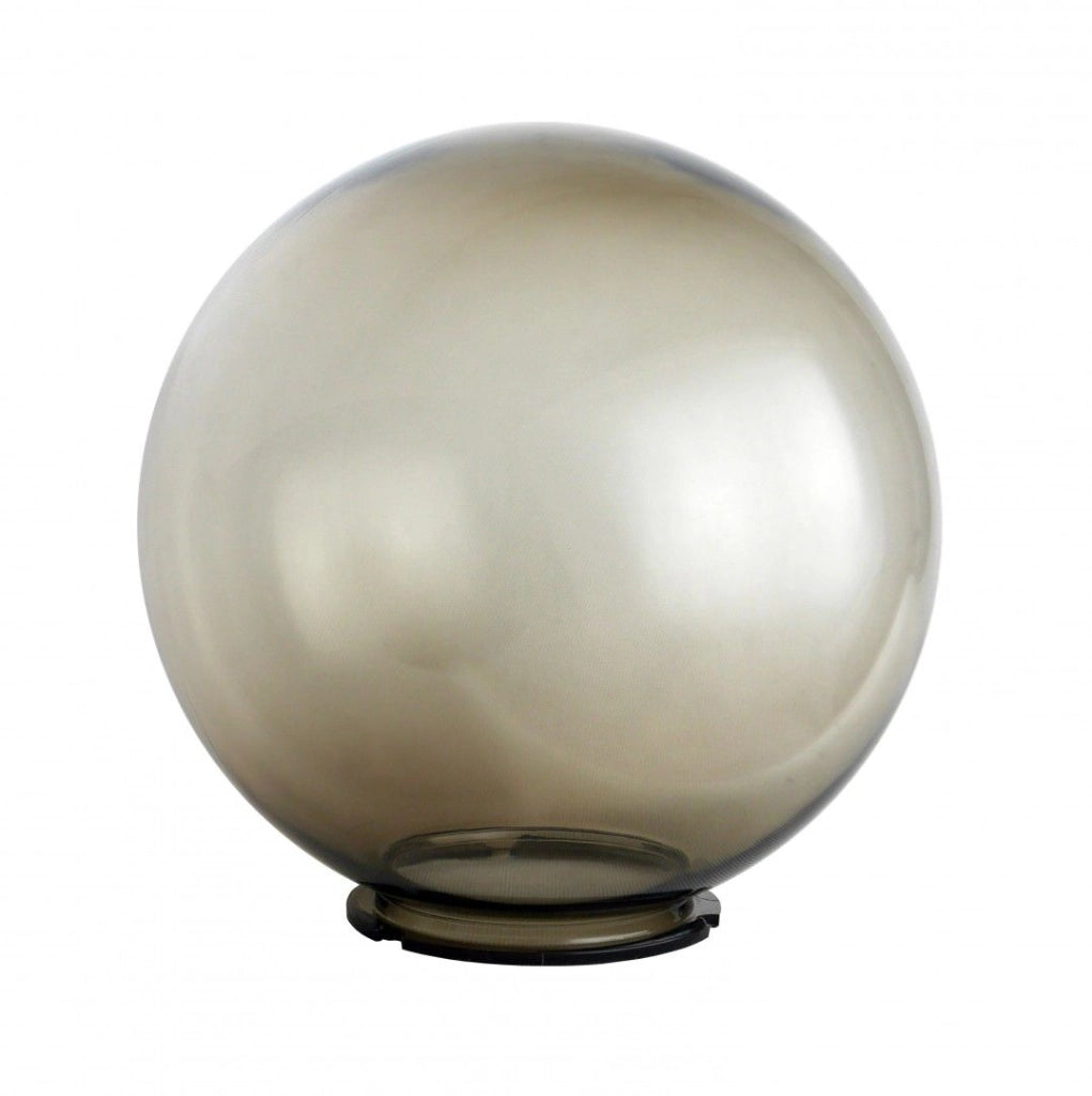Applique esterna SU-MA sfera fumé nera 25cm E27 IP43