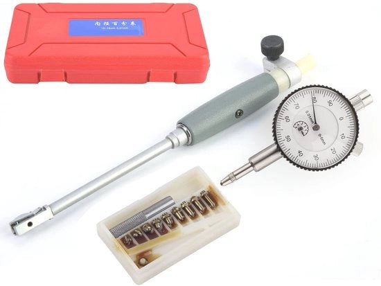 Piastra di Misurazione con Alta Precisione - Portata di Misura 10-18 Mm - Acciaio Inossidabile - Strumento Duraturo - Misura Interna con Dimensioni - Precisione 0,01 Mm - Cronometro di Misurazione