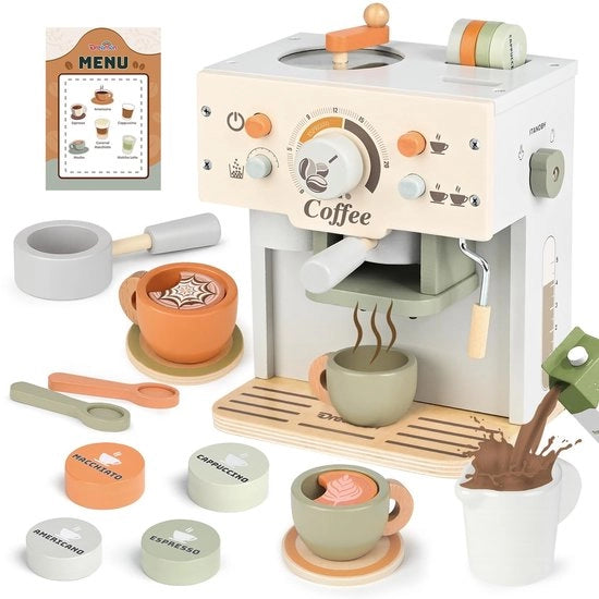 Set di accessori da cucina in legno per bambini con set di tazze e amichevole per l'ambiente 

Specifica: 

- Materiale: legno 
- Set di accessori da cucina in legno 
- Set di tazze 
- Adatto per bambini