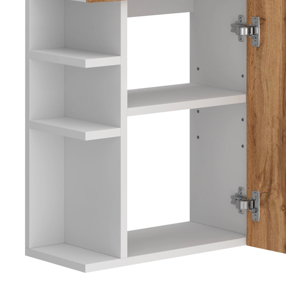 Set mobili bagno Amadeo Rovere dorato 2 pezzi Vicco
