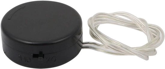 Batteria di riserva con interruttore in nero - 3V CR2032 - Adatto per 2 pezzi
