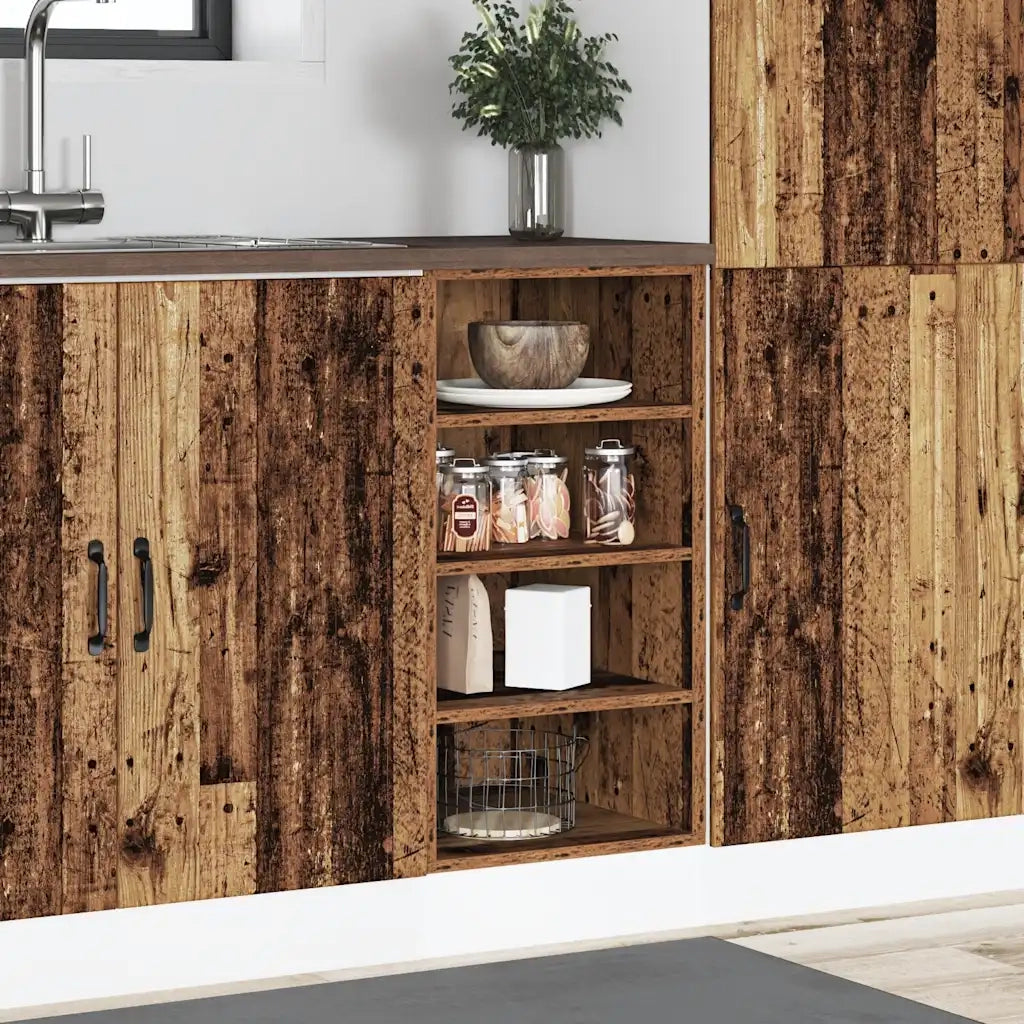 Armadio Inferiore “Riga” Legno Antico 40x44,5x81,5 cm 854209