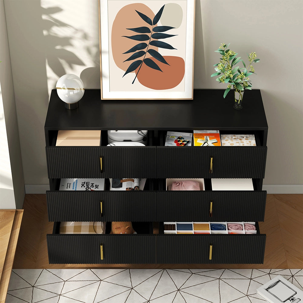 Buffet Moderno - Xylo - 140??40??85 cm - Maniglie Dorate Multispazio