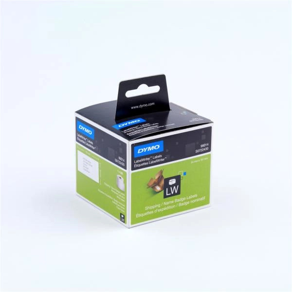 Dymo lw etichette per spedizioni grandi | 54 mm x 101 mm | 12 rotoli da 220 etichette facilmente staccabili | autoadesive | per etichettatrici labelwriter | originali - S0722430A