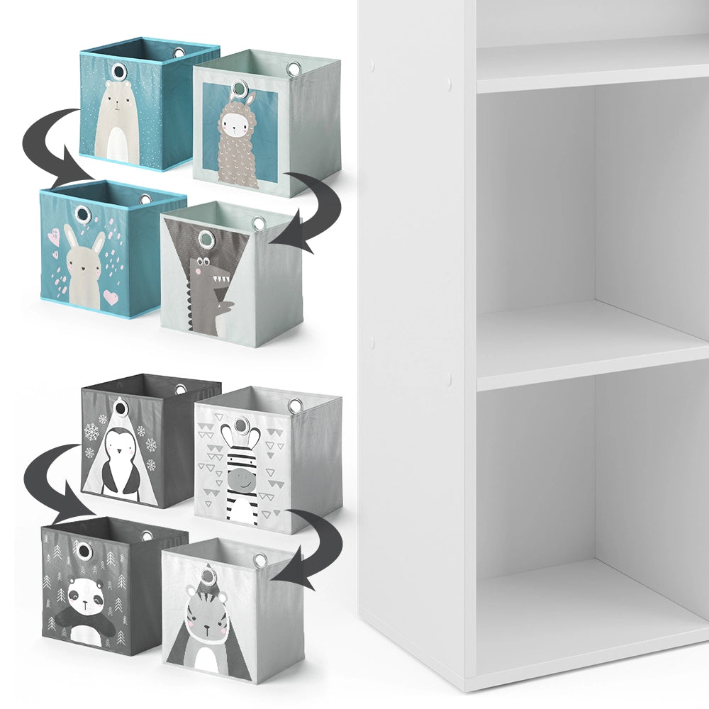 Vicco Libreria bambini Bianco 72 x 90.2 cm 4 materie