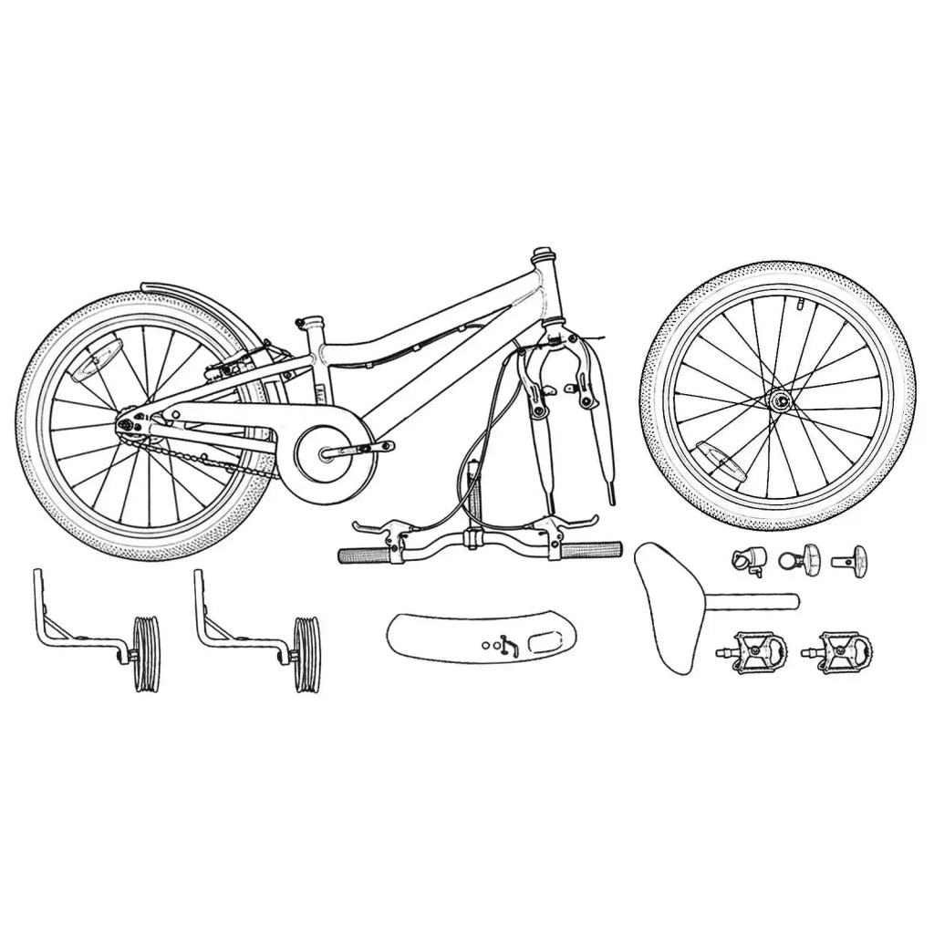 Bicicletta per Bambini | Bici per bambini 12 Pollici per bambini di 2-4 anni